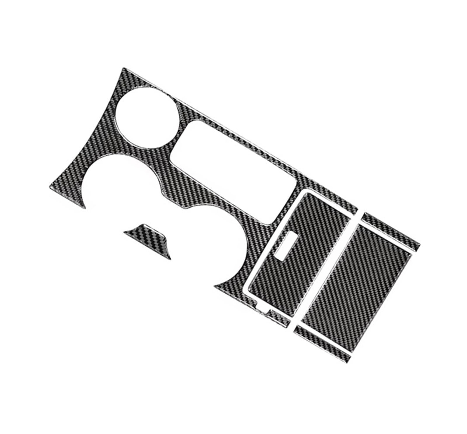 Mittelkonsole Verkleidung Kompatibel Mit Ford Für Explorer 2013–2016 2017 2018 2019, Auto-Innenraum-Wasserbecher, Getriebe-Panel-Trim-Aufkleber, Dekoration, Abdeckungsaufkleber