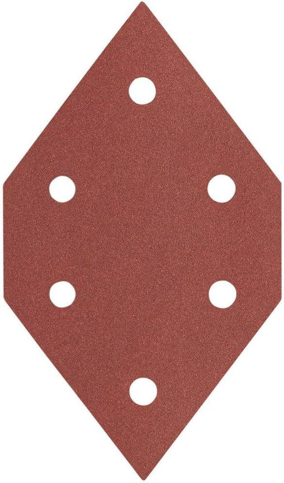 767601005 100 Grit Diamond-Shaped Hook & Loop Profile Sanding Sheets (5-Pack)