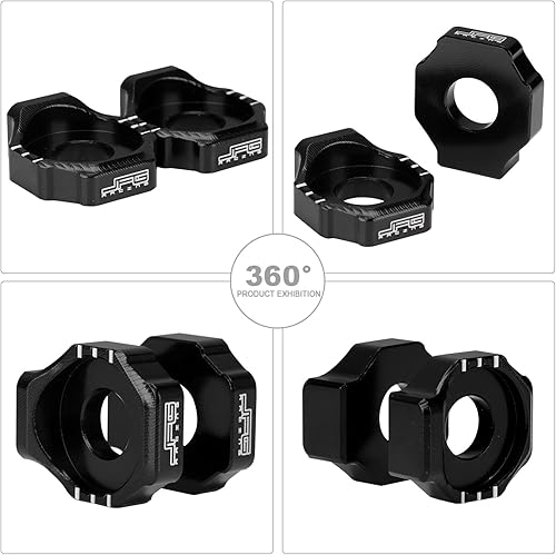 Miniatura 3 de JFG RACING Sur Ron Bloque de eje, tensor de eje trasero ajustador de cadena CNC para Sur Ron Light Bee SX Segway X160X260 Electric Dirt Bike Ebike