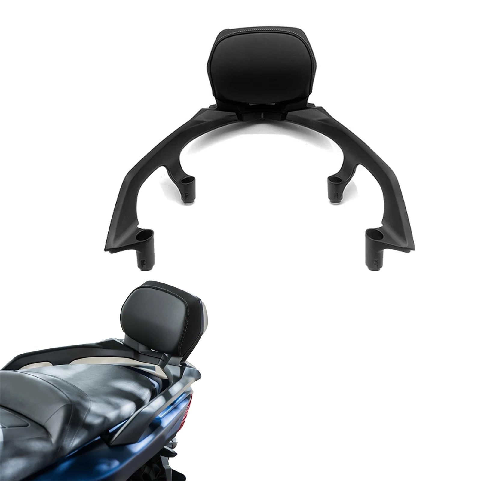 Porte-Bagages Arrière avec Dossier pour T-Max 560 2017-2024 et TMAX 530 Moto Support
