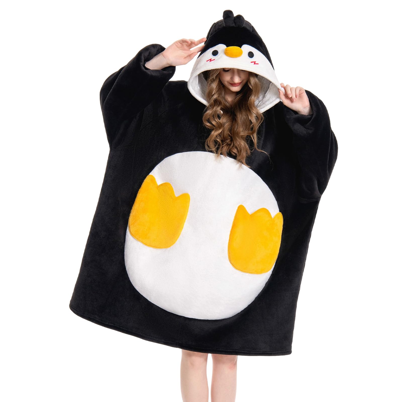 Penguin Onesie Pyjama Kostüm Für Erwachsene Schlafanzug