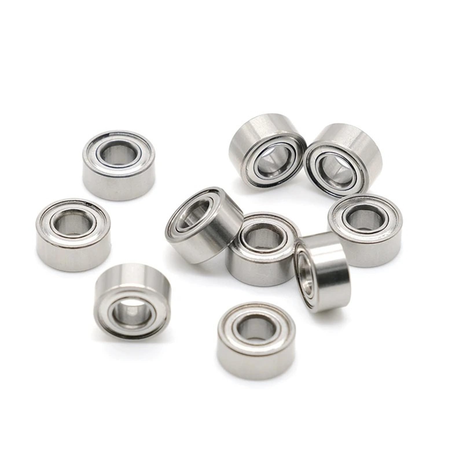 Rodamientos de bolas miniatura de acero cromado 685ZZ, 5 x 11 x 5 mm, 618/5ZZ, 10 unidades