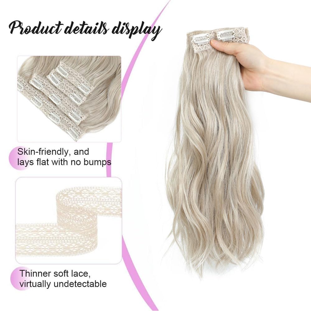 FINE PLUS Hair Extensions Clip in - Image 4