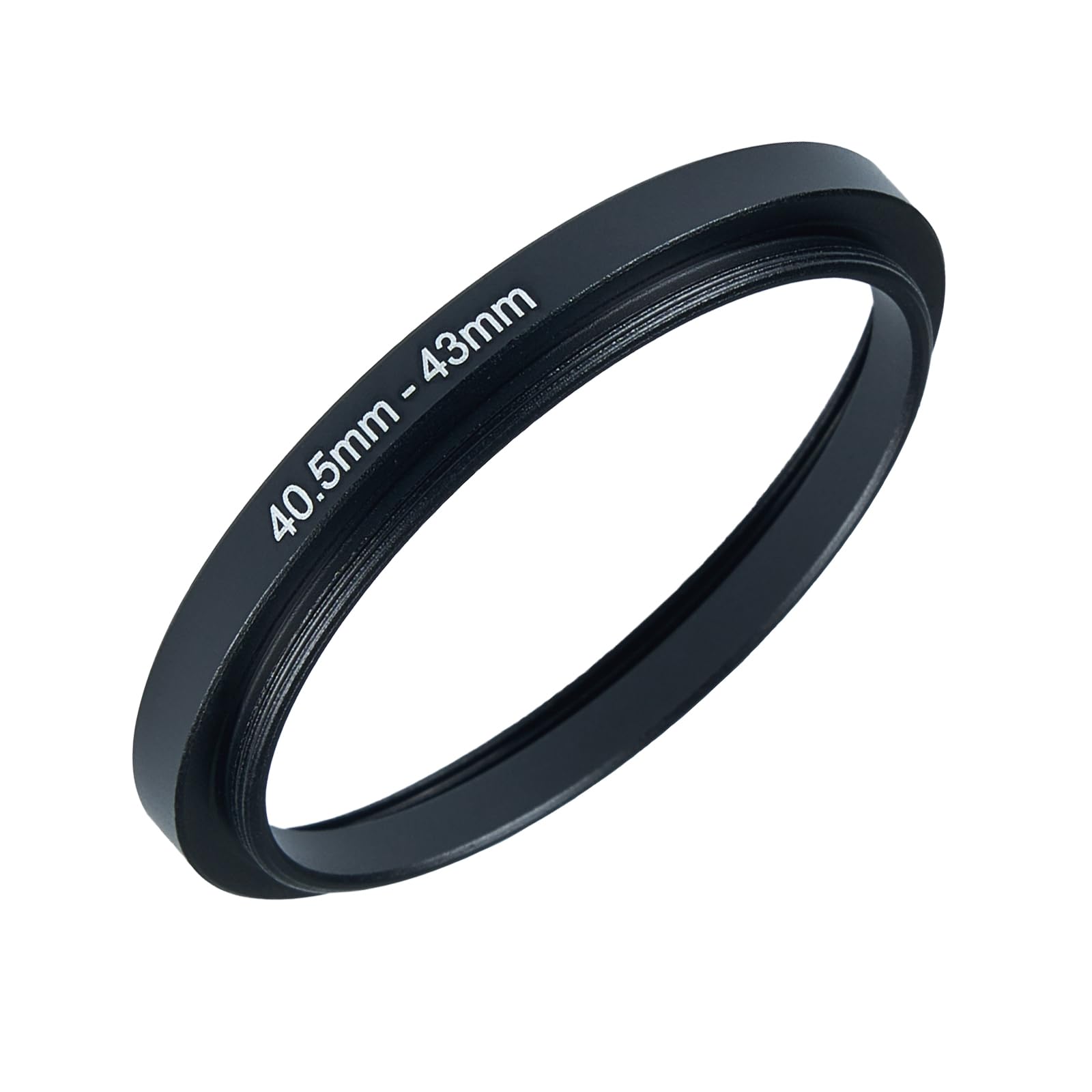40.5mm to 43mm Step-up Adapter Rings Filter Adapter Black Metal Step Down Filter Ring Adapter Compatible with All Brand UV CPL ND Camera Lens Filter Stepping Rings (40.5mm-43mm)