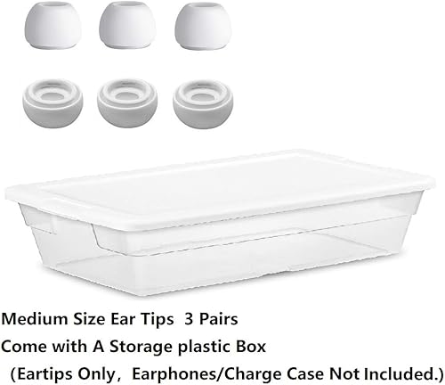 Miniatura 4 de BLLQ Fit in Case AirPods Pro - Funda de silicona compatible con AirPods Pro AirPods3 m Blanco (White M)