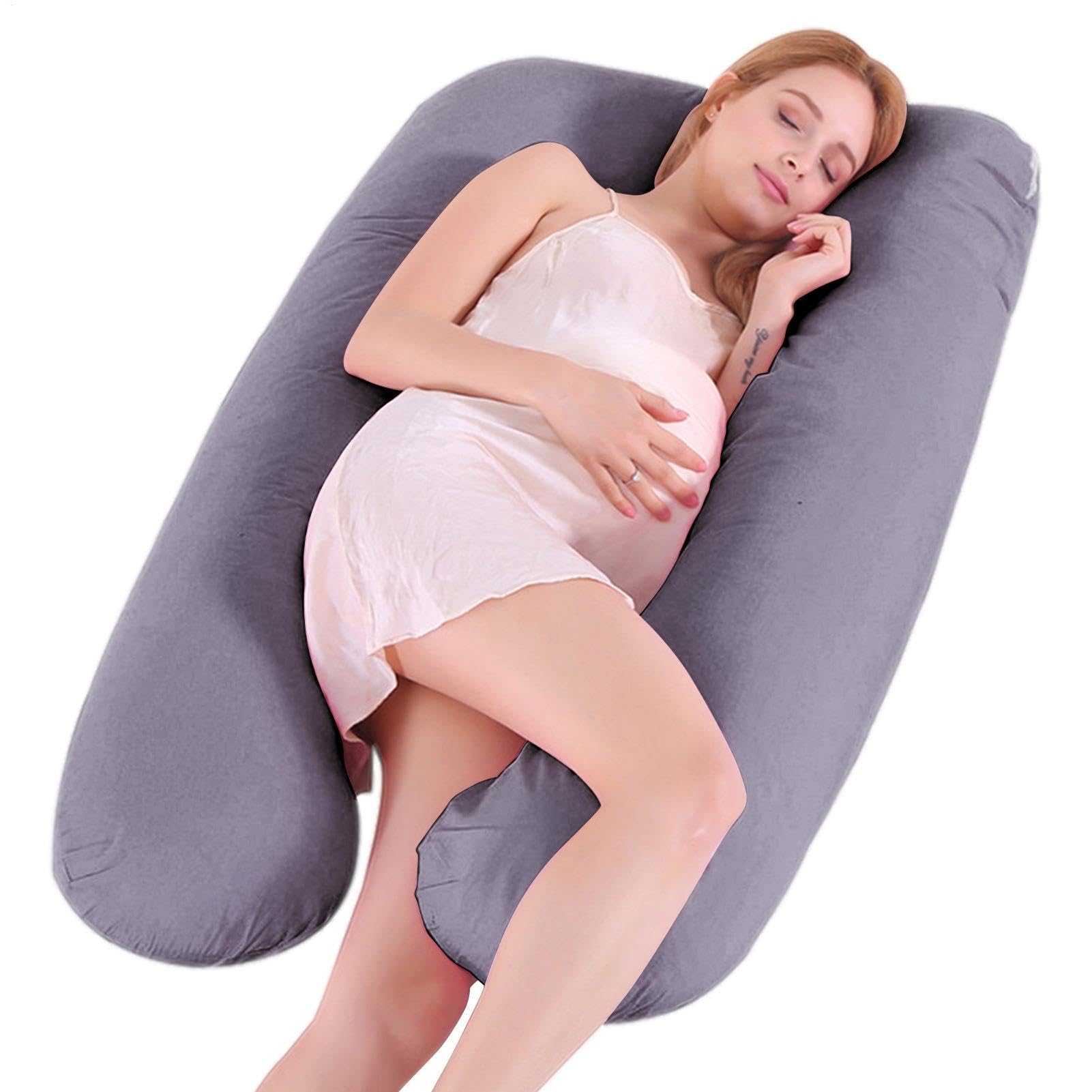Almohada De Cuerpo Completo - Almohada para Dormir De Lado, Almohada De | Maternidad En Forma De U | Almohada De Apoyo Extraíble, Almohada Ortopédica para El Cuerpo, Almohada para El Cuerpo