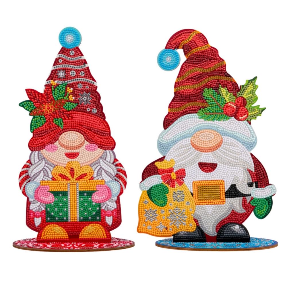Crystal Art Winter Gnomes Xxl Set Of 2 Buddies (Christmas)