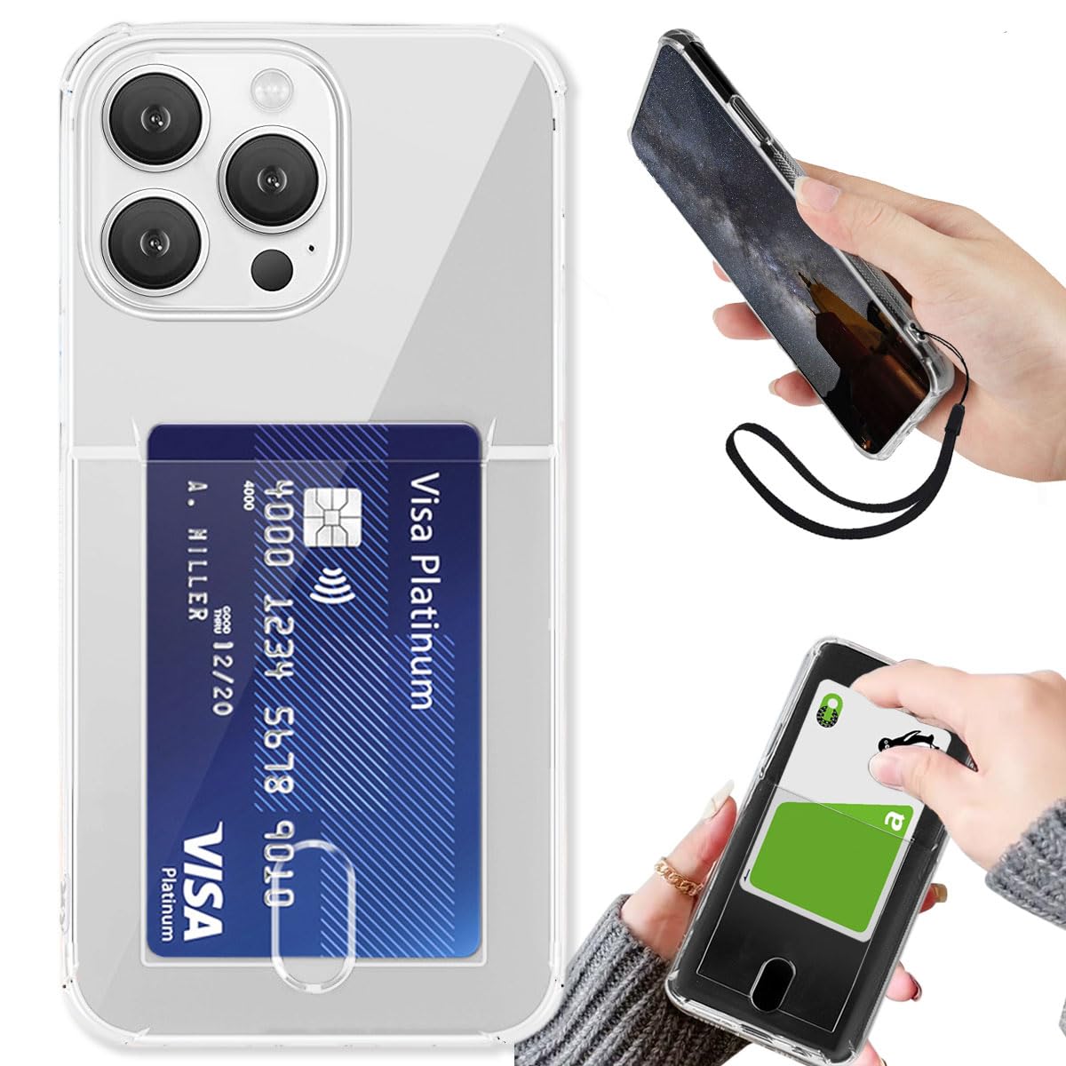 【新品未使用】定価2.5万円15Proカードケース付iPhoneケース Amazon.co.jp: NKECXKJ iPhone 15 pro 用ケース, iphone15プ カバー