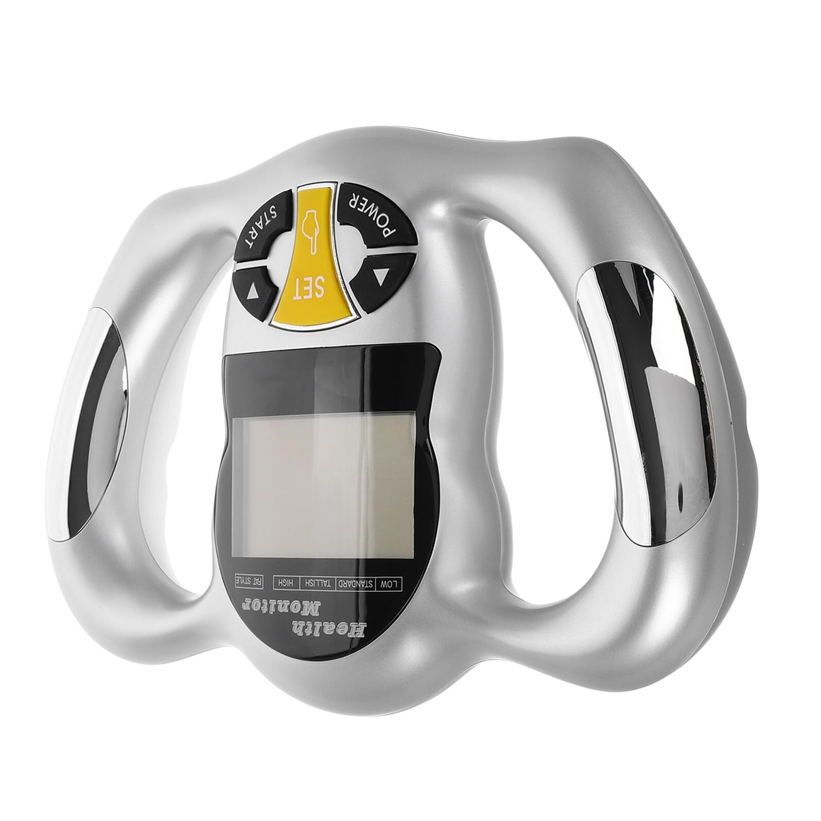 Genérico Medidor de Grasa Corporal Portátil Digital de Mano con Pantalla LCD Analizador Preciso de Imc para Hombres y Mujeres Dispositivo Ligero y Resistente para Medición Rápida