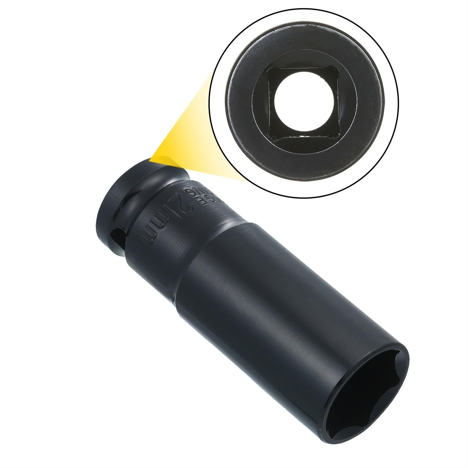 Juego De Llaves De Impacto Profundo De 1/2 ", 10 Uds., Llave Métrica De Accionamiento, Toma De Impacto Profundo, Llave Neumática, Herramientas De Eliminación De Neumáticos (Color : 10pcs C 8-24mm)