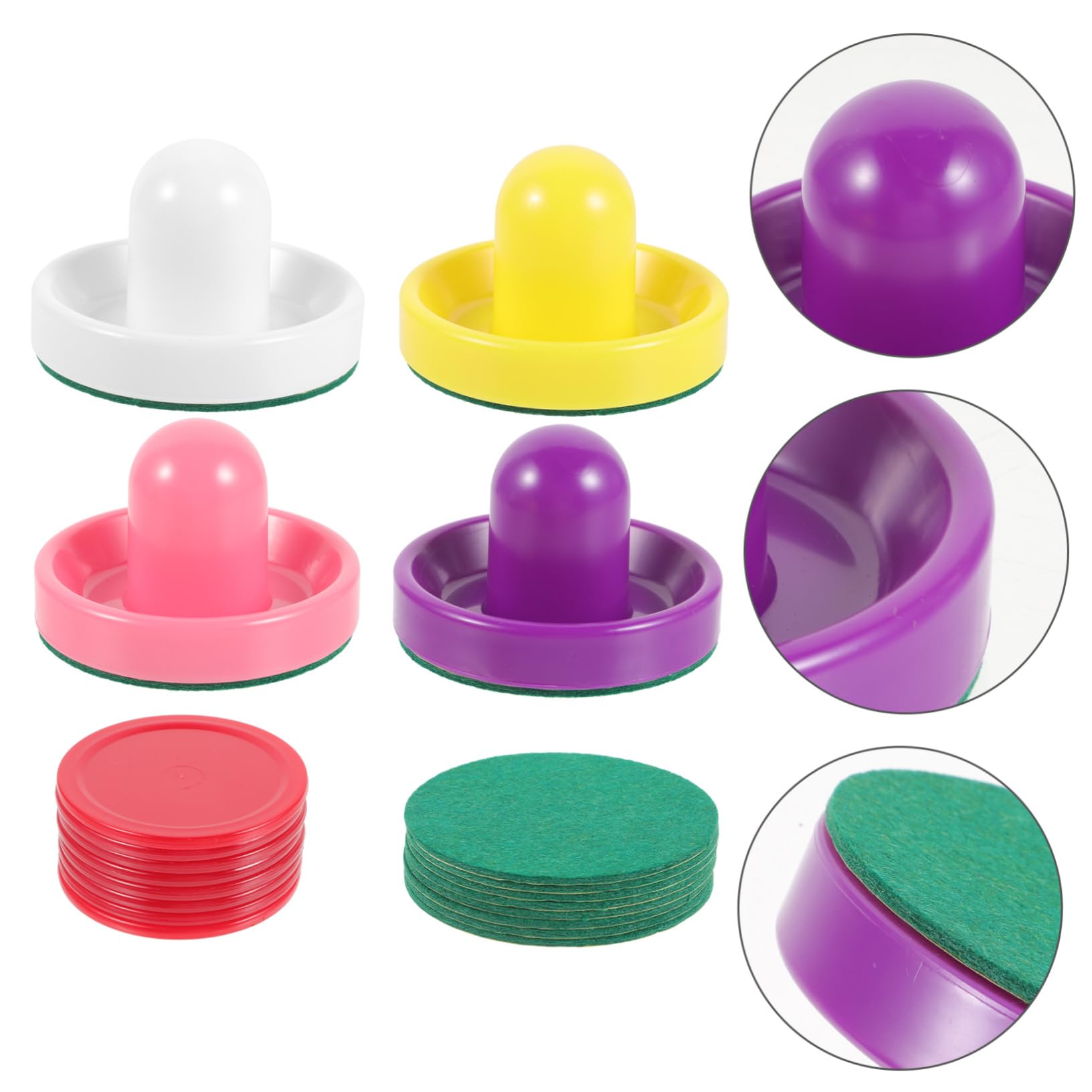 ibasenice accessori per hockey sostituzione hockey su ghiaccio aria arredamento da hockey tavolo da air hockey mini Accessori per tabelle di gioco giocattoli da hockey addominali