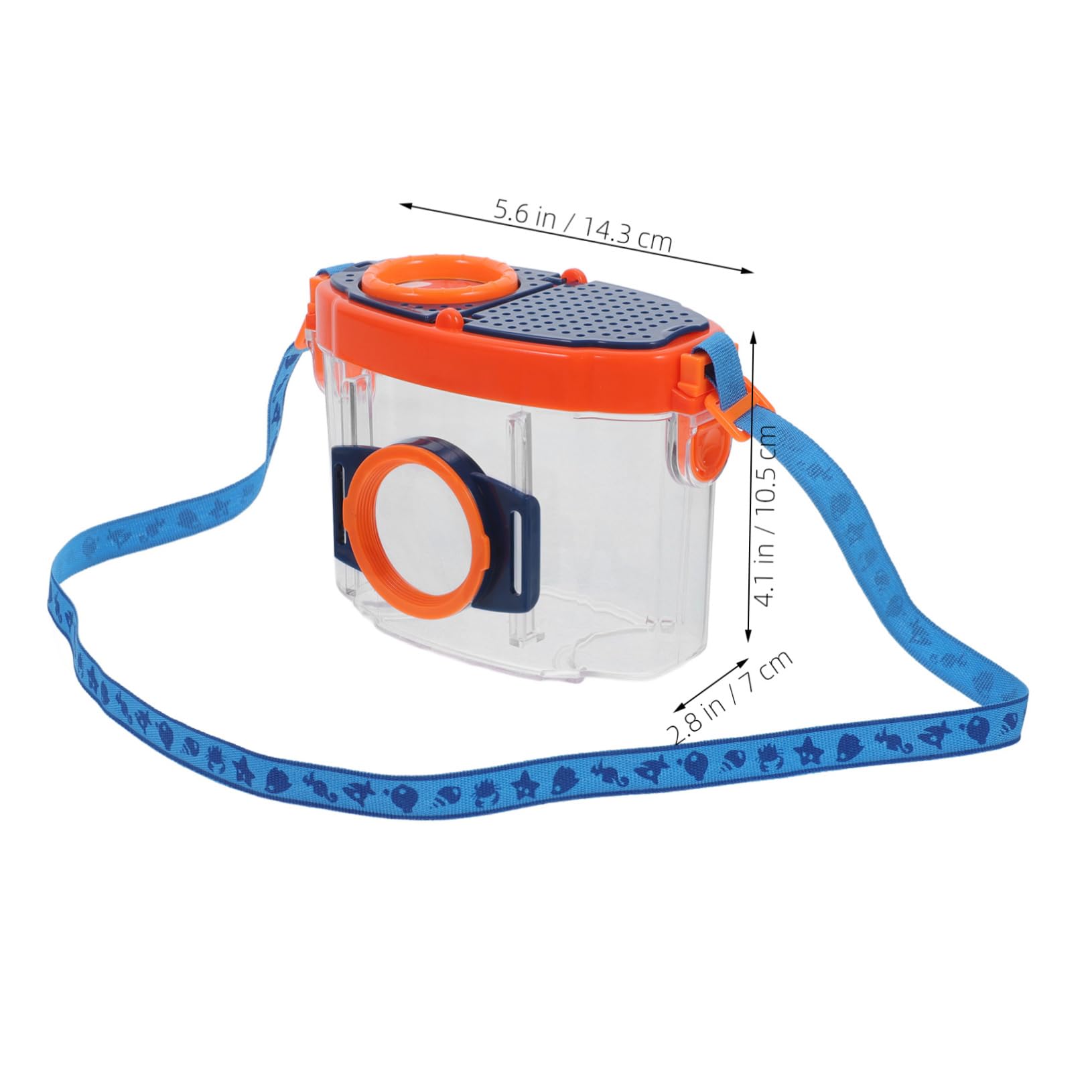 SUPVOX 1 Set Insect Viewer Box Transparent Magnifying Jar for Convenient Exploration for Collecting and Observing Leaves and More Engaging Learning Tool