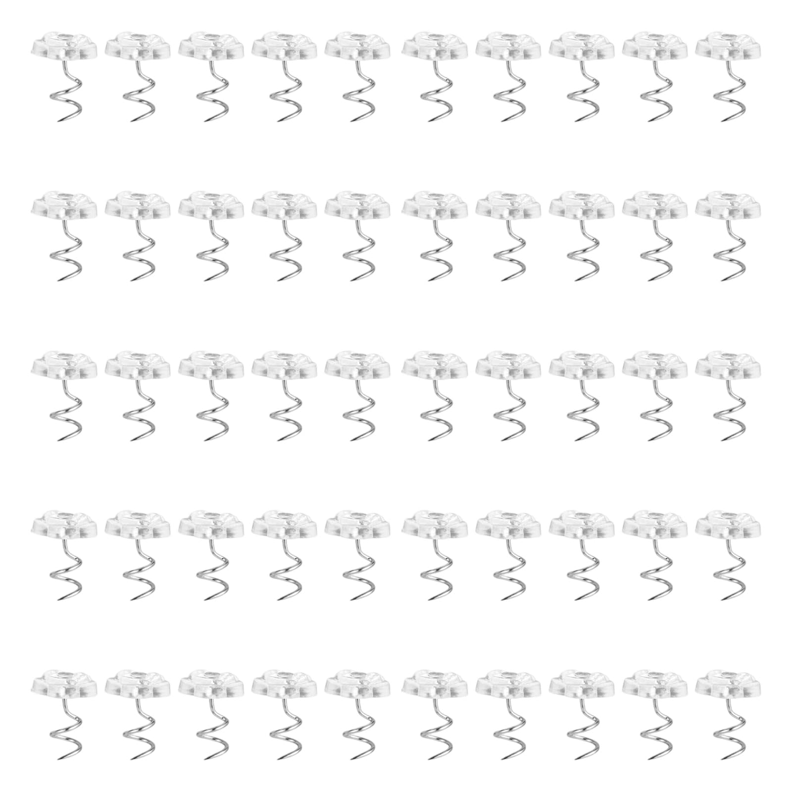 50pcs High Strength Steel Twist Nails Metal Twist Fasteners Not Slip Fixing Homes Decoration Hardware for Sofa Carpet Carpet Gripper Pin