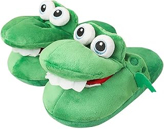 スリッパ ルームシューズ ワニ 動物 可愛い 室内履き レディース 冬 ぬいぐるみスリッパ ふわふわ 暖かい 防寒 滑り止め おしゃれ 洗える 男女兼用 スリッパ 歩くと口が開くスリッパ 面白い クロコダイルスリッパ