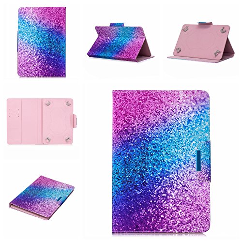 Uliking 7 inch Tablet Universal Case for Samsung Galaxy Tab A 7.0/Tab 4/Tab 3/Tab 2 7.0 & Tab 3/Tab E Lite 7.0 (T280/T230/T113/T110), iPad Mini 5/4/3/2/1 7.9", MediaPad 7.0/Zenpad 7.0, Rainbow Sand