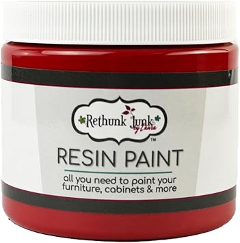 Rethunk Junk Resin Paint - 16 floz Ruby Red