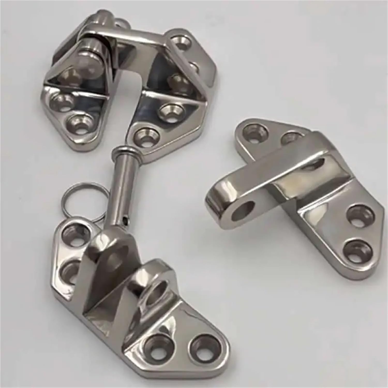 Pin Release Quick Disconnect Hinges 66x71mm 316 Stainless Steel for Ship Yacht RV 2Pcs