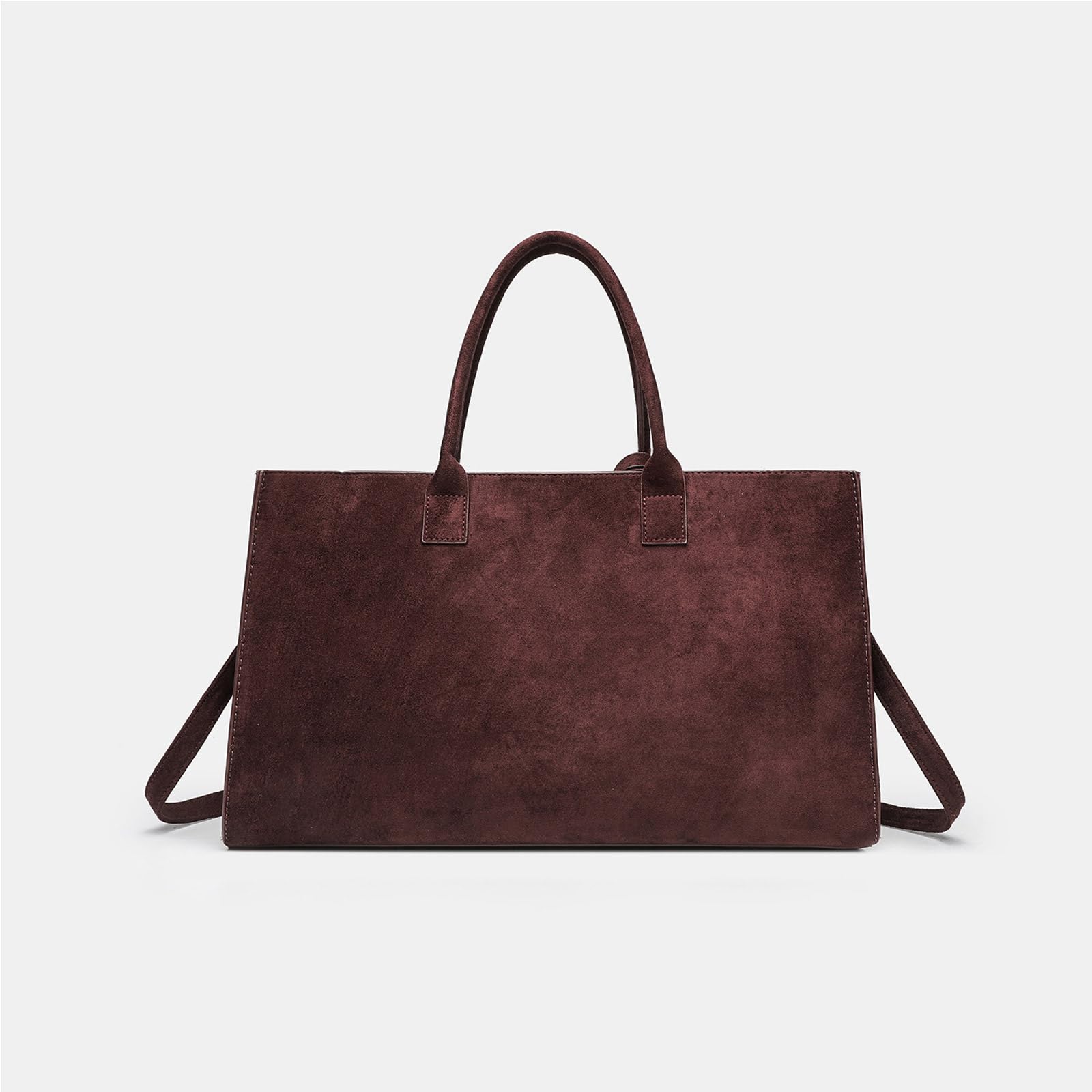 Borsa a tracolla in pelle scamosciata Spaziosa include portamonete con tracolla regolabile Set borse per madre e figlia
