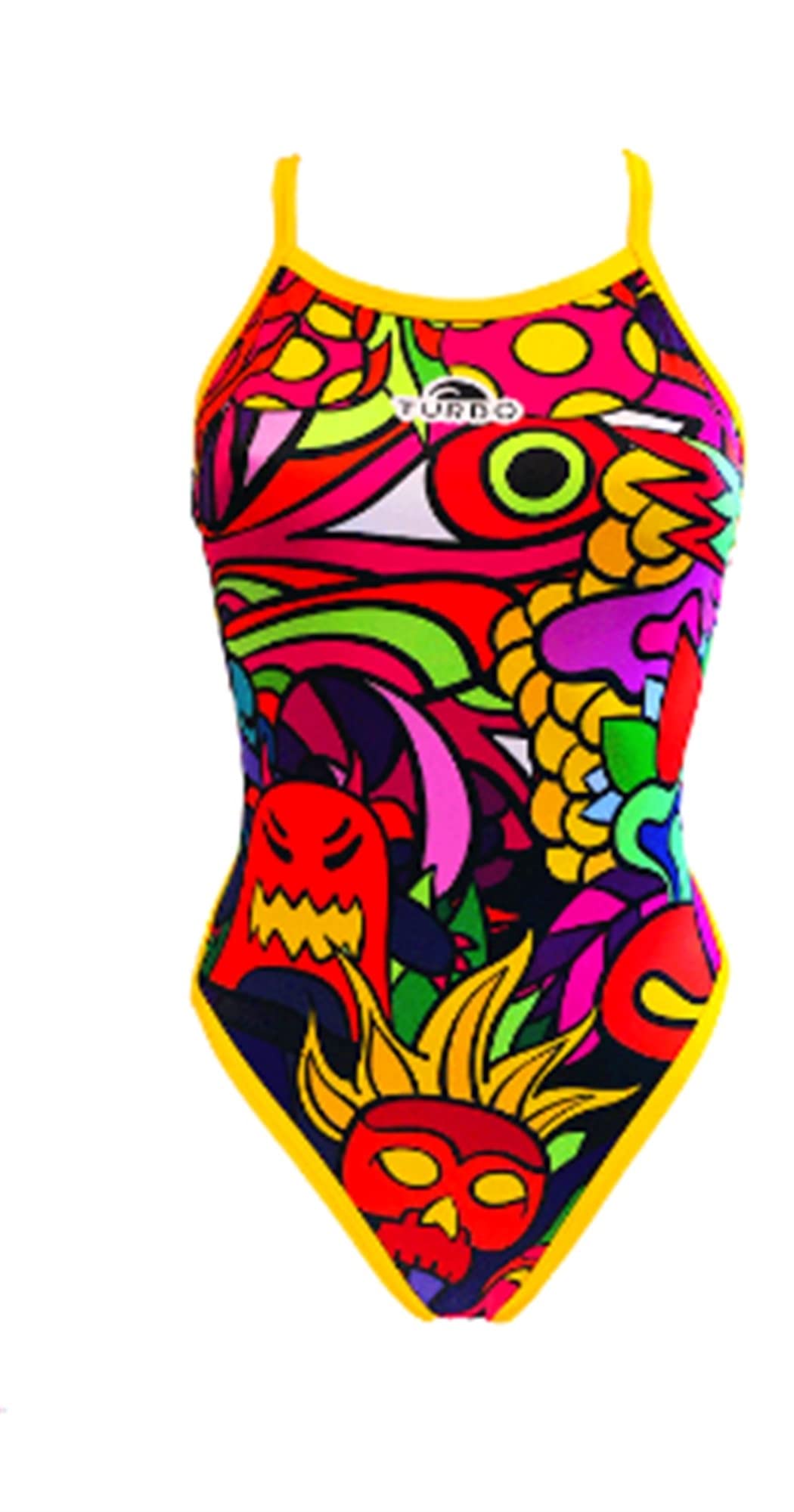 Turbo Crazy Jungle Bragas de Bikini, Orange, XXL para Mujer