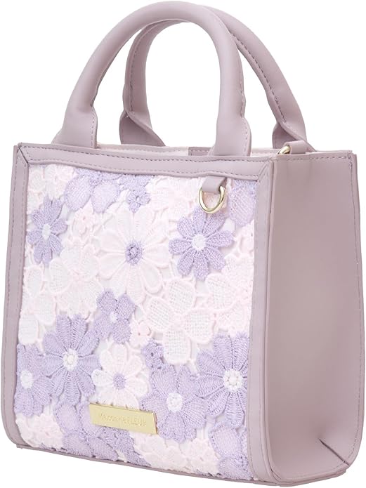 ジョリーフルール　2wayスクエアトートバッグ メゾン ド フルール Maison de FLEUR キャンバススクエア2Way