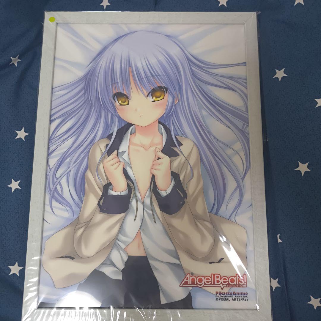 Angel Beats! キャンバスアートフレーム付き Amazon.co.jp: Angel Beats! A3額縁付きクリアポスター 天使 立