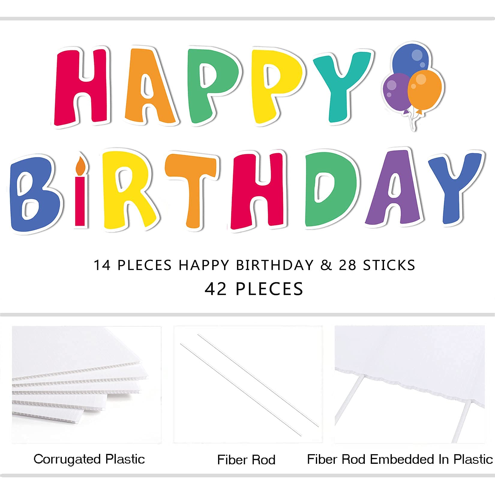 amazon-com-fanboxk-happy-birthday-yard-signs-with-stakes-happy-birthday-sign-for-yard-for-kids-adults-set-of-42-14-pack-colorful-outdoor-weatherproof-birthday-party-decorations-and-28 for Free Printable Happy Birthday Signs Amazon.com : Fanboxk Happy Birthday Yard Signs with Stakes - Happy Birthday Sign for Yard for Kids & Adults - Set of 42-14 Pack Colorful Outdoor Weatherproof Birthday Party Decorations and 28 for Free Printable Happy Birthday Signs