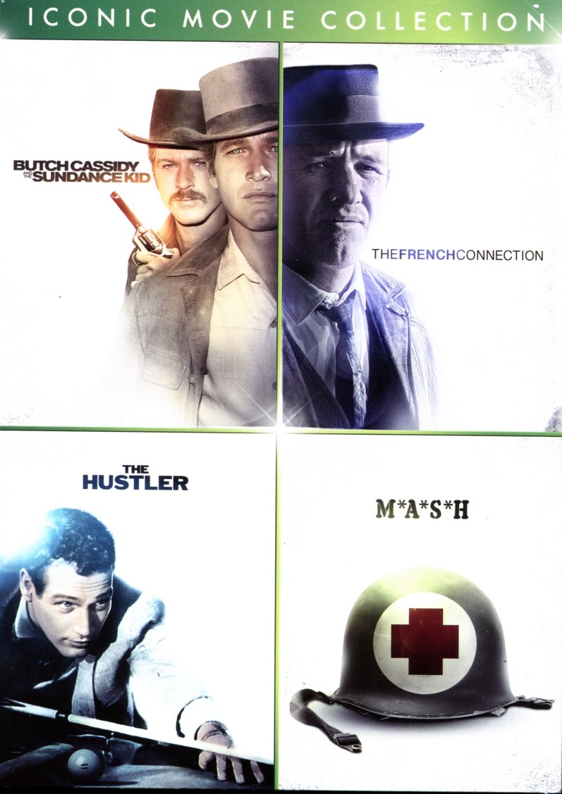 Iconic Movie Collection: Butch Cassidy & The Sundance Kid/The French Connection/The Hustler/M*A*S*H (MASH)