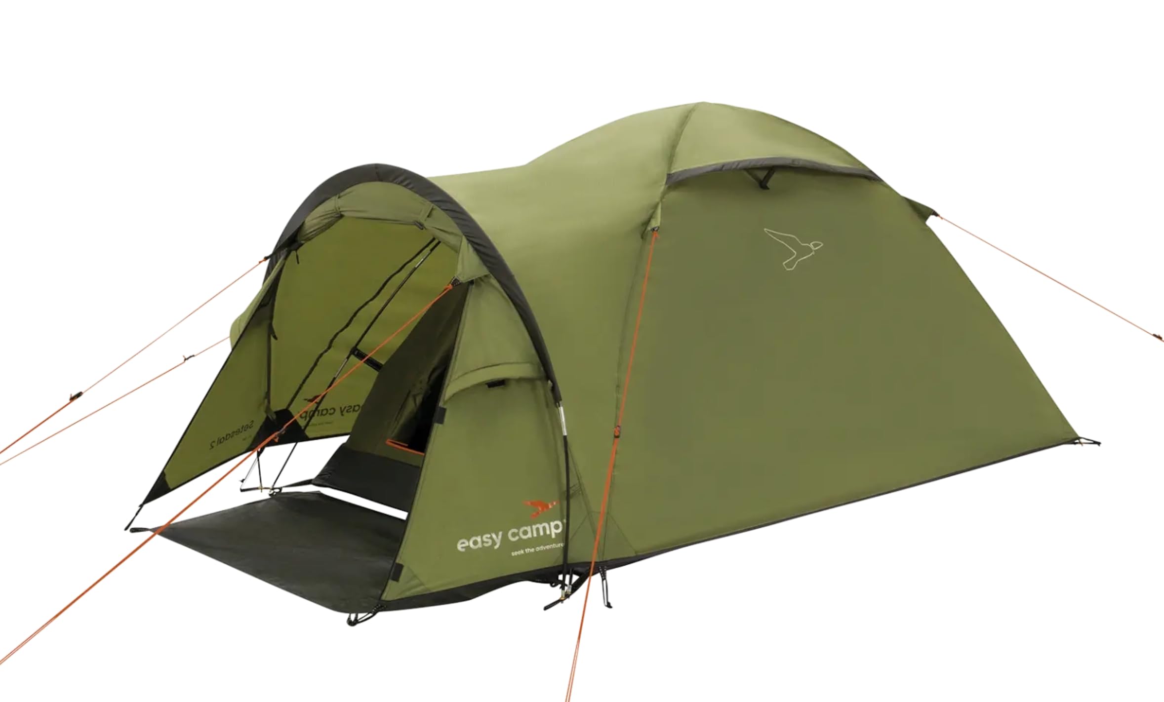 easy camp Setesdal 2 Dome Tent, 2 Person, 50x15cm Pack Size, 3.0kg, 2000mm Hydrostatic Head