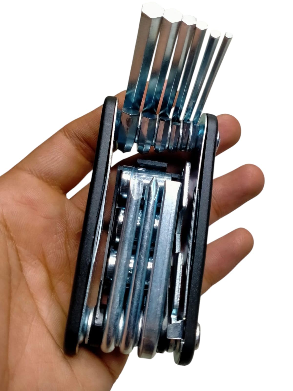 CYIDER 16-in-1 Bicycle Repair Tool Kit | Compact Foldable Cycle Toolkit for Men | Allen Key, Spoke Wrench, Screwdrivers, Sockets | MTB & Road Bike Accessories Set 2