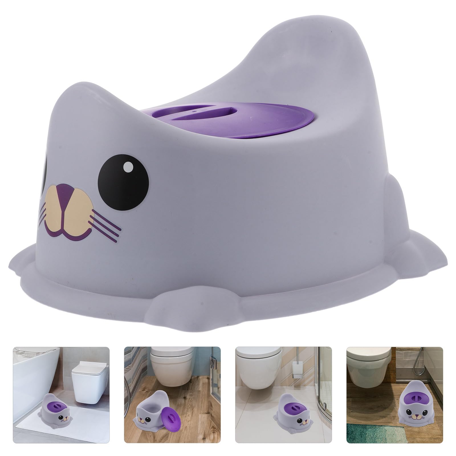 Orinal Portátil Para Niño Niña Con Base Ajustable y Diseño Divertido Bacinilla Resistente Para Entrenamiento De Niño Niña Casa y Viaje Asiento Cómodo Para Uso Infantil Adaptable Di