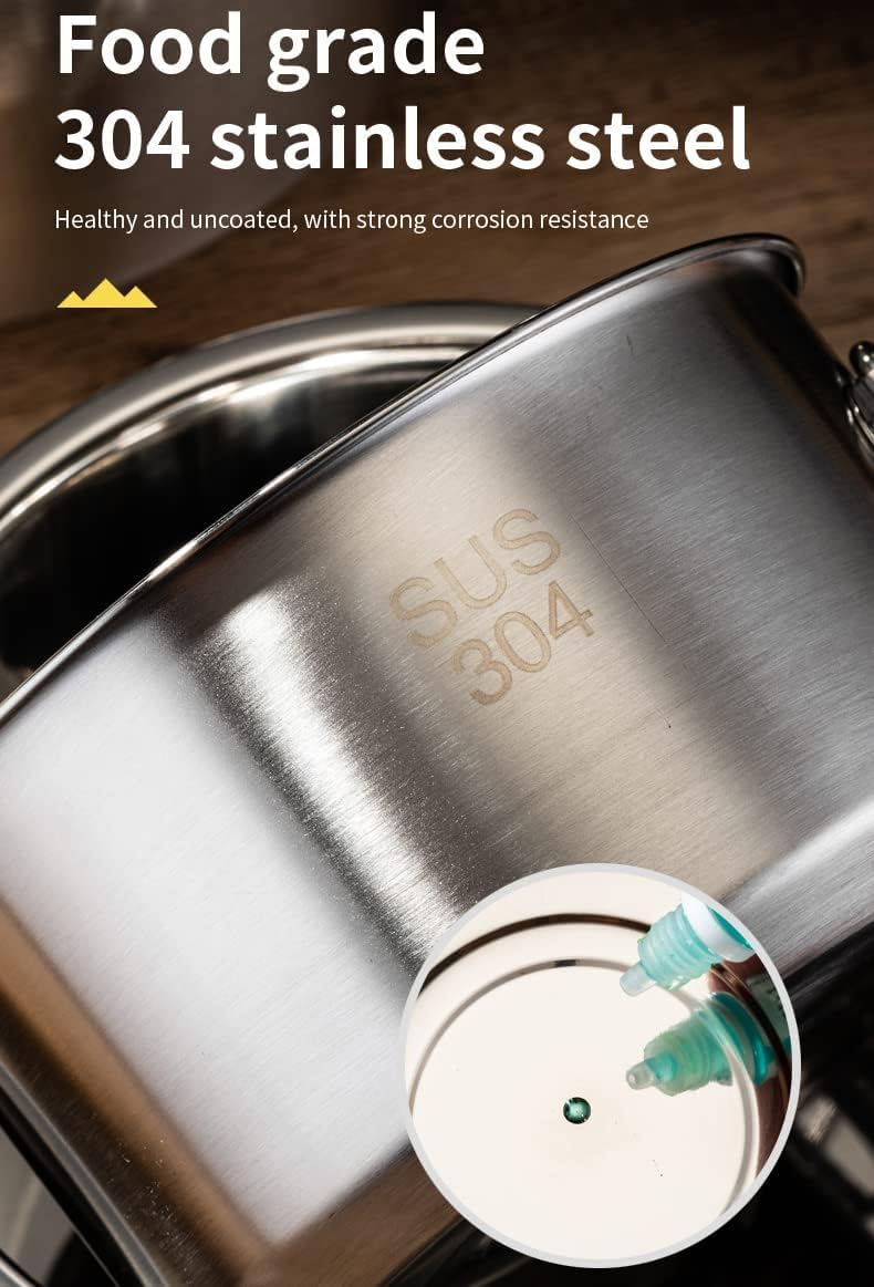 Camping Kochgeschirr Set, Töpfe und Pfannen für Lagerfeuer Kochen, inkl. Reisetasche für 4-6 Personen
