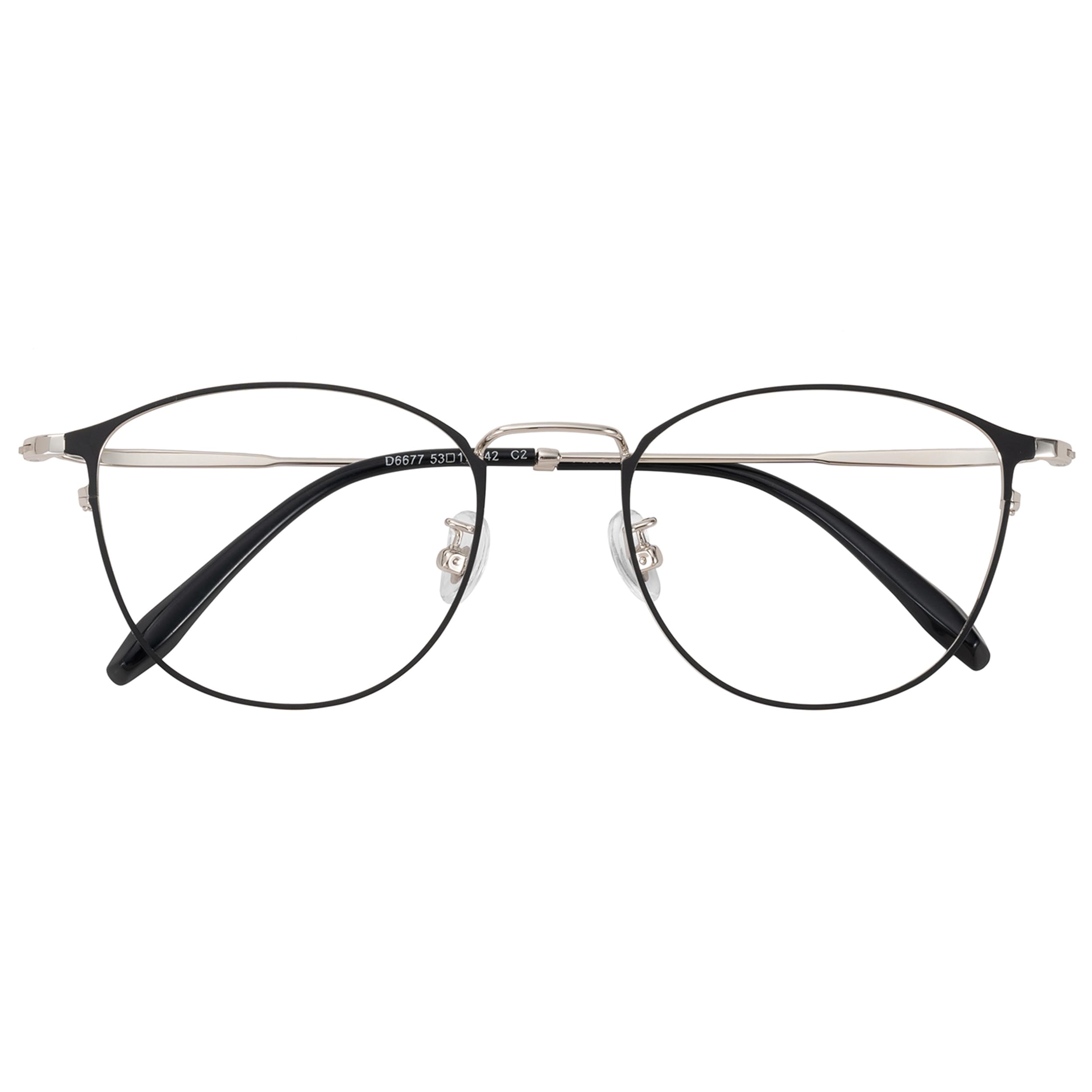 GUDVUE Blue Light Blocking Glasses for Women/Men Metal Oval Frame