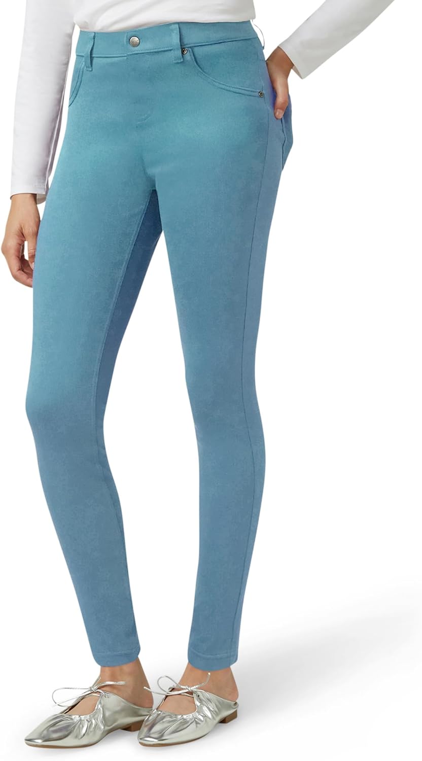 HUE レディース ウルトラソフト ハイウエスト デニム レギンス