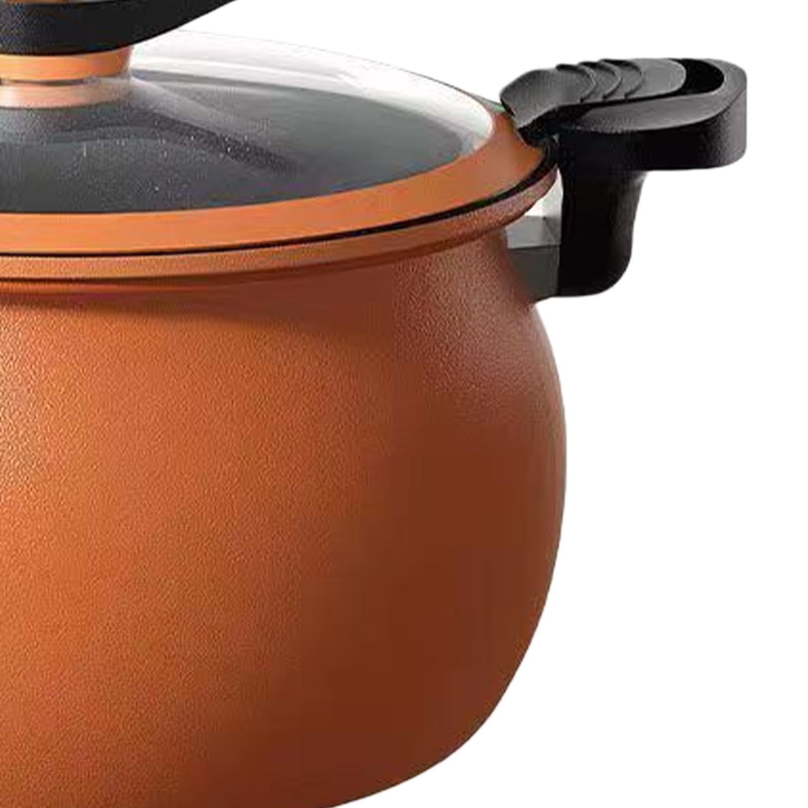 Olla A Presión Accesorio Multifuncional De Cocina Con Recubrimiento | Olla Express De Hierro Fundido para Conservas Cocina al Vapor Arroz Legumbres Hogar Halloween C