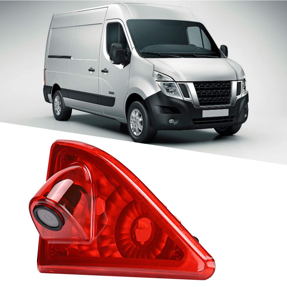 Akozon Rear View Camera Reversing Brake Light Fit for Master 2010-2016 NV400 170° IP68 HD Backup Camera Parking Monitor - Image 2