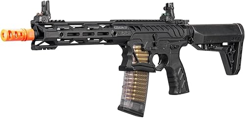 Vista 56 de G&G Airsoft CM16 TR16 M4 Caja de cambios de metal completo de alto rendimiento Rifle AEG de 0.236 in con RAS y grúa integrados, máquina de combate