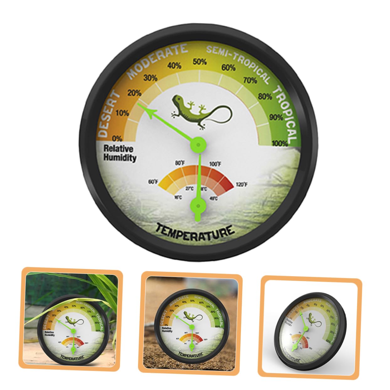 BESPORTBLE Reptile Thermometers Digital Reptile Thermometer Multi-Function Hygrometer