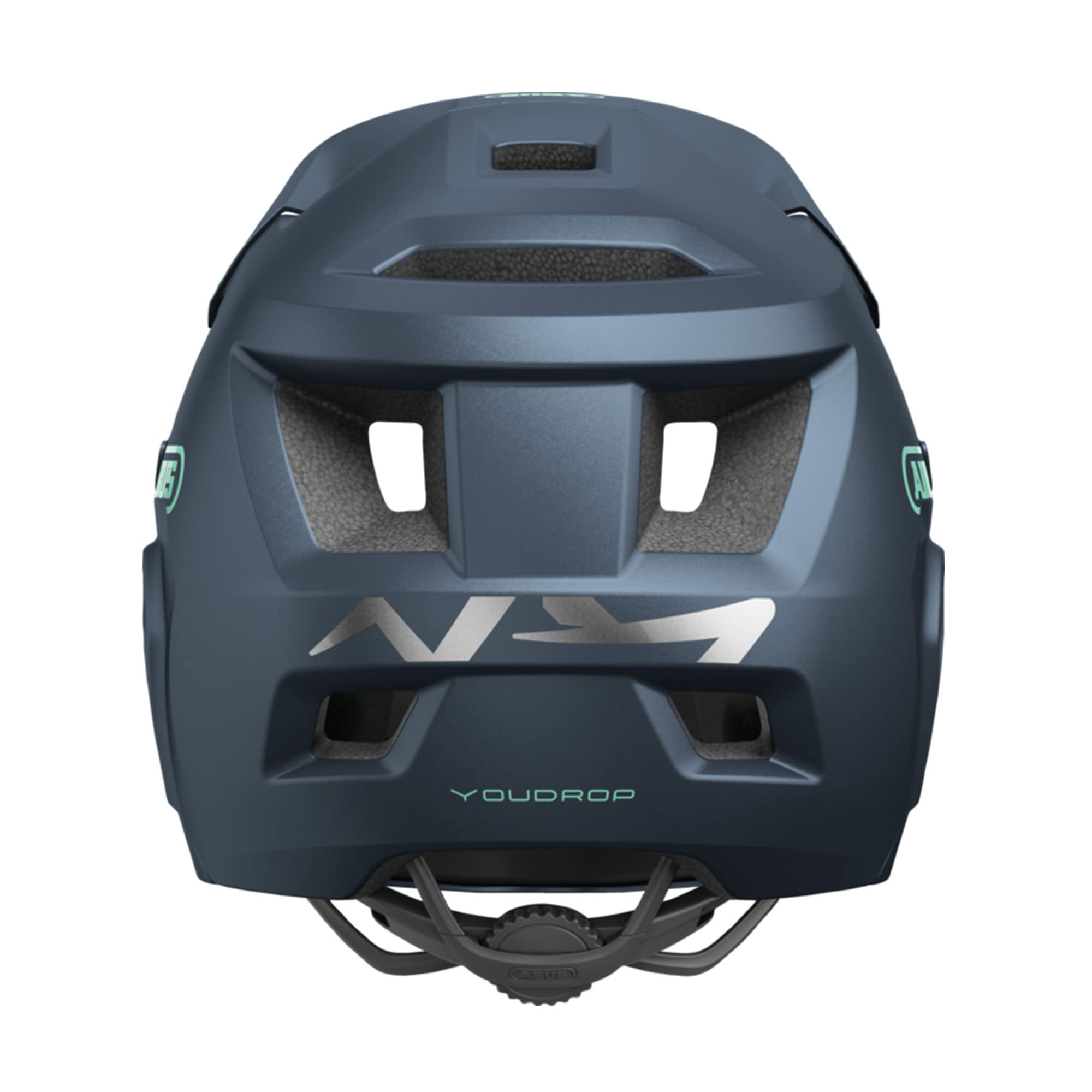 ABUS Casque VTT YouDrop FF intégral Enfants Adolescents mentonnière Amovible