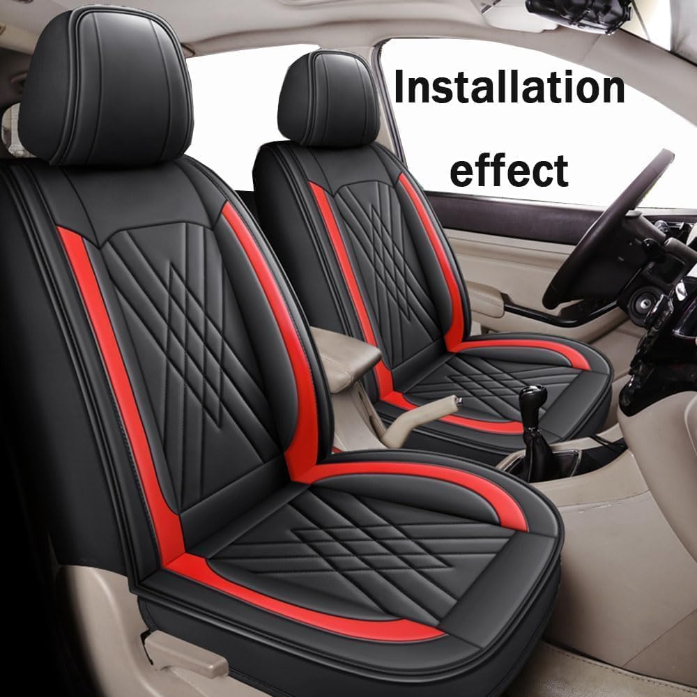 Fundas Asientos Coche Cuero Sintético Transpirable para Subaru Levorg Tourer 2015-2026, Protector Interior Coch Cobertura Completa Impermeable Antideslizante Resistente Desgaste