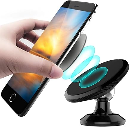 CLM-Tech Soporte movil Coche, 360? rotaci?n Ajustable automotor Titular de Smartphone Universal magn?tico, para unir al Tablero, Soporte tel?fono m?vil, Negro CLM-Tech Soporte movil Coche, 360? rotaci?n Ajustable automotor Titular de Smartphone Universal magn?tico, para unir al Tablero, Soporte tel?fono m?vil, Negro