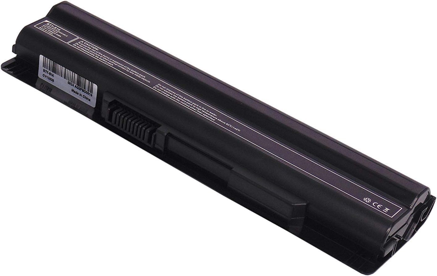 BTY-S14 BTY-S15 Laptop Battery Compatible with Msi CR41 A6500 CR61 CR650 CR70 CX41 CX61 FX700-012FR GE60 GE60H GE620 GE620DX GE70 GE70H GP60 FR720 FX720 MS-1482 MS-16G1 MS-16G4 MS-16G7(11.1V 49Wh)