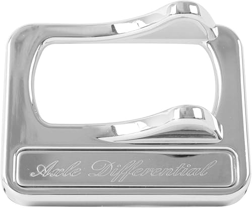 GG Grand General 96131 Cubierta de interruptor basculante de plástico cromado con diferencial de eje de acero inoxidable para Peterbilt