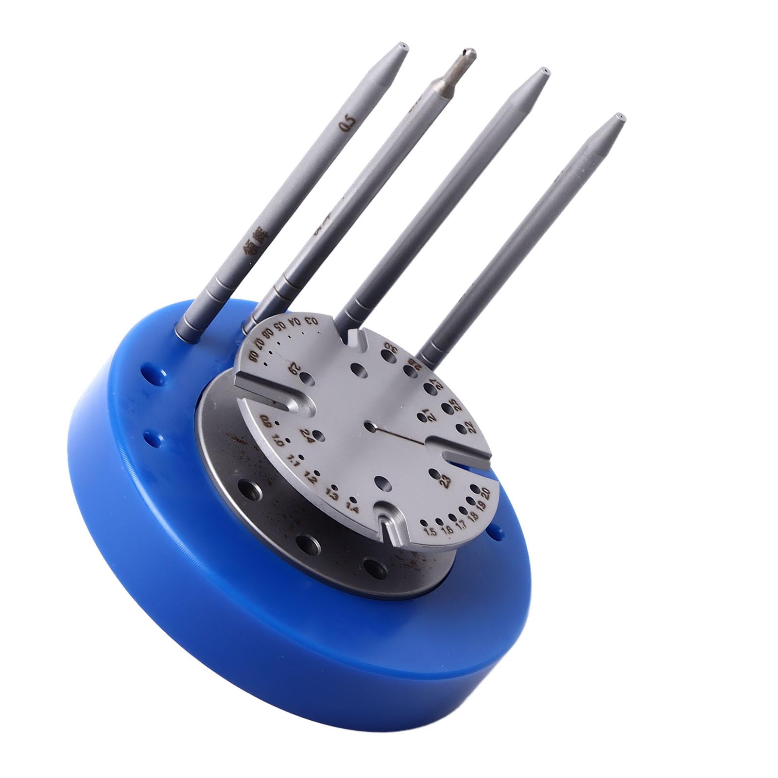 Luocute Reloz de Movimiento Balance de la Rueda PE Hairspring Stand, Watch Movement Balance Supporter Professional Watches Profess Sporter Support Support para Reparación de Relojeros