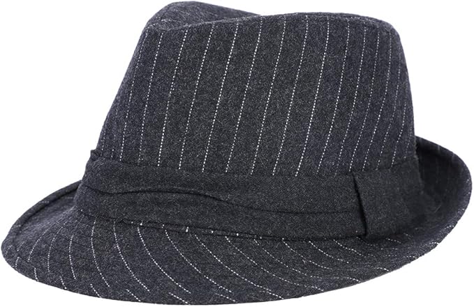 Amazon メンズ 帽子 中折れハット フェルトハット ストライプ 男性帽子 春秋冬 カジュアル ソフトハット おしゃれ 復古 紳士帽 折りたたみ お出かけ 登山 アウトドア 旅行 ハット 通販