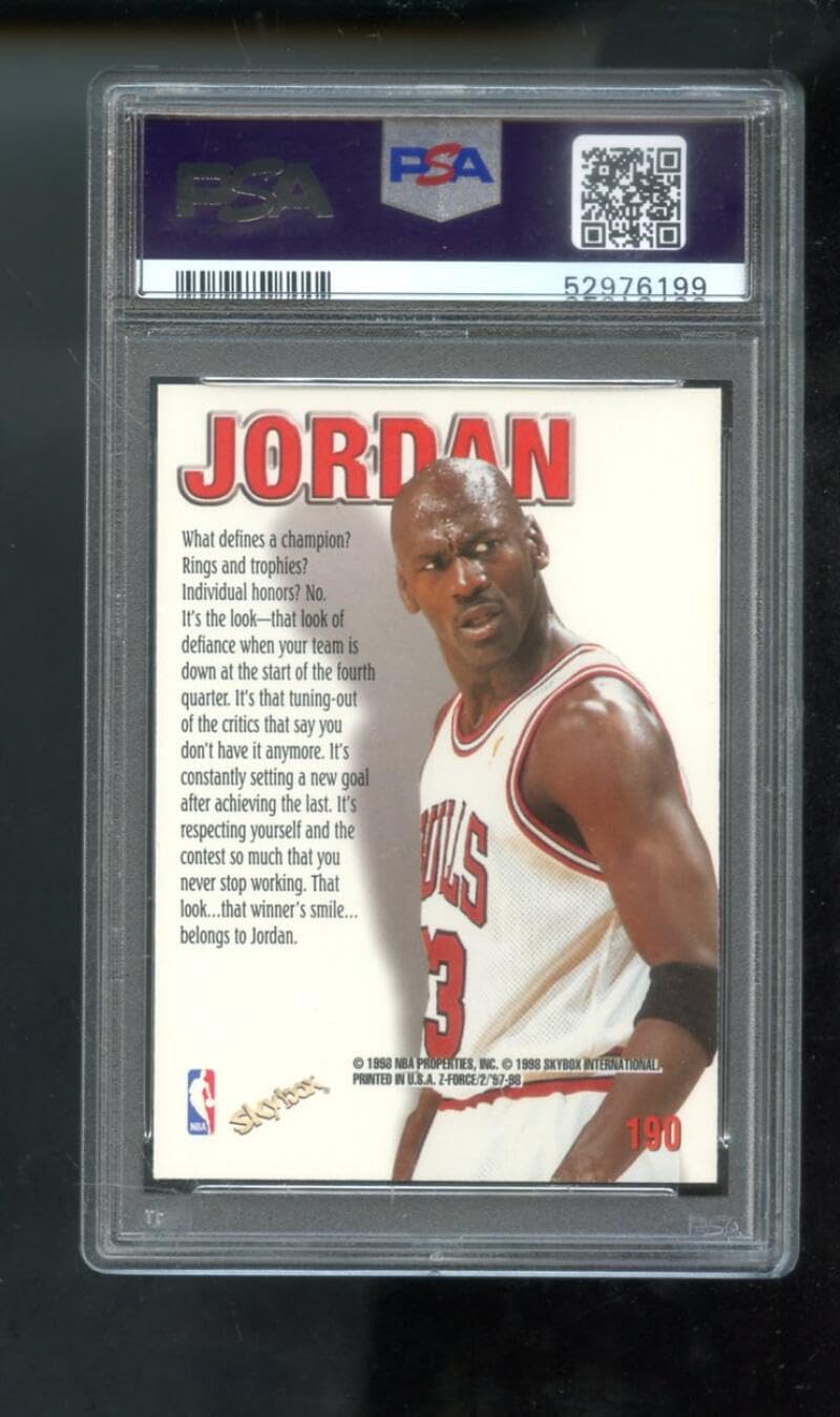 激レア　1993年 Jリーグ キックオフ カード Amazon.com: 1997-98 Skybox Z-Force #190 Michael Jordan PSA 9