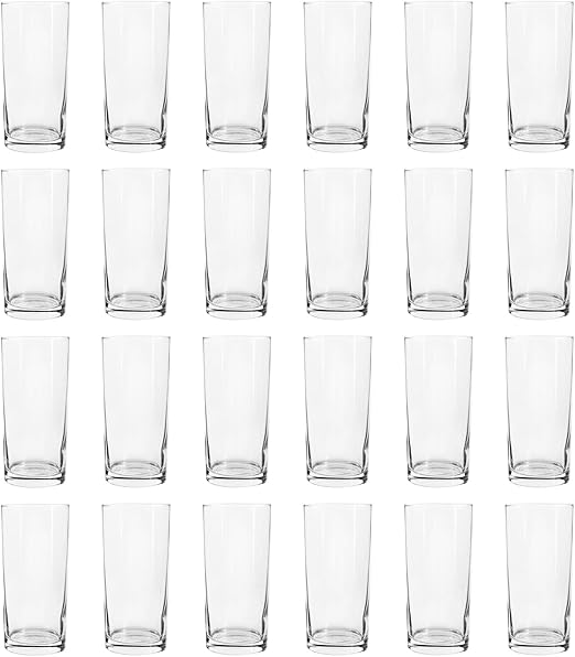 Argon Tableware 24x 285ml Classic Highball Glasses Gift Short Kitchen