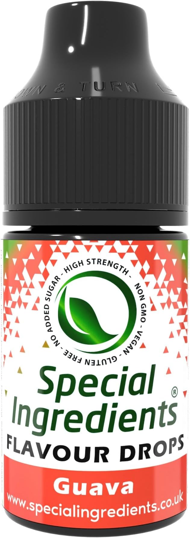 Guava Flavour Drop 30ml Highly Concentrated Versatile Food Flavouring - Vegan, Non GMO, Gluten Free