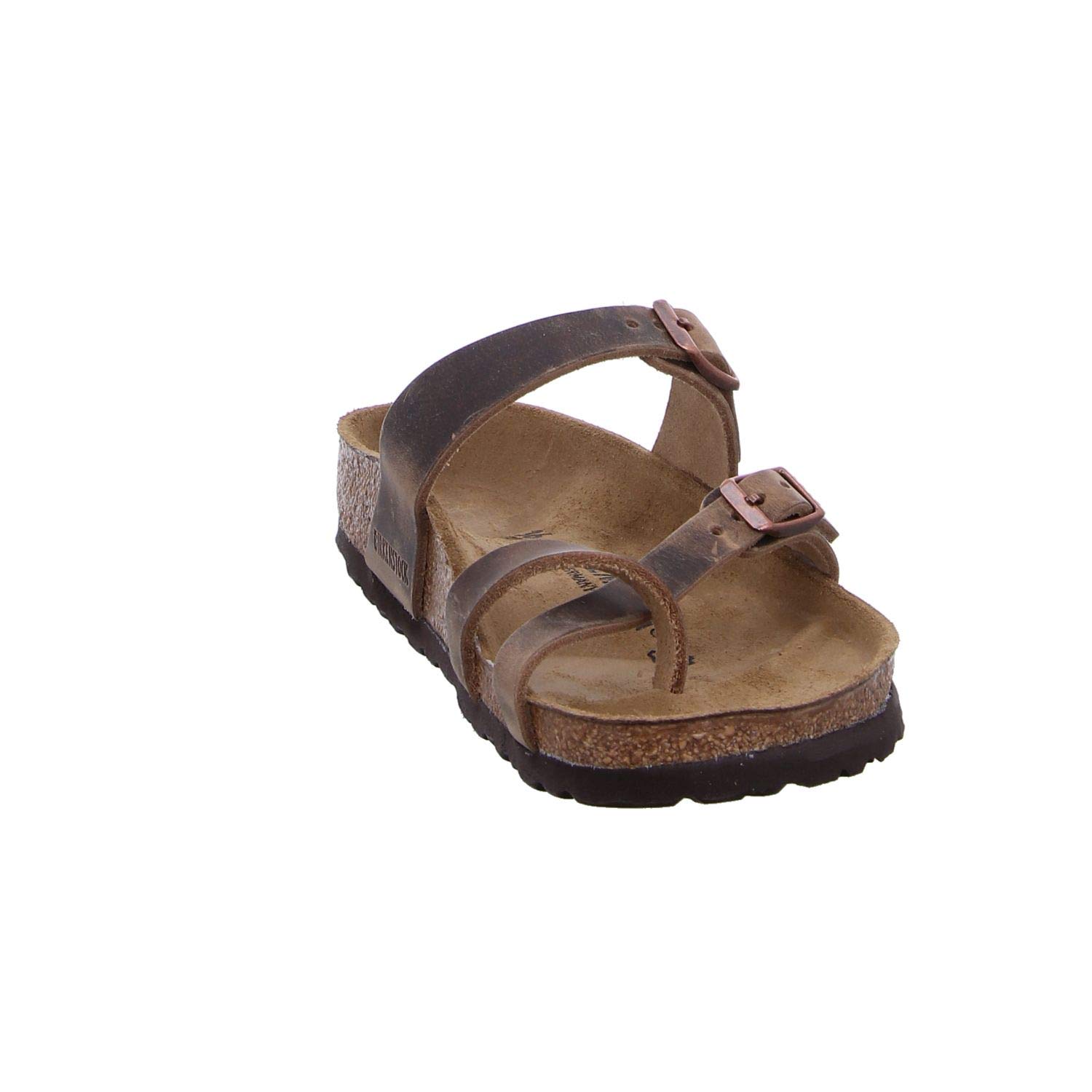 Birkenstock Mayari Cuir Gras, Tongs Femme