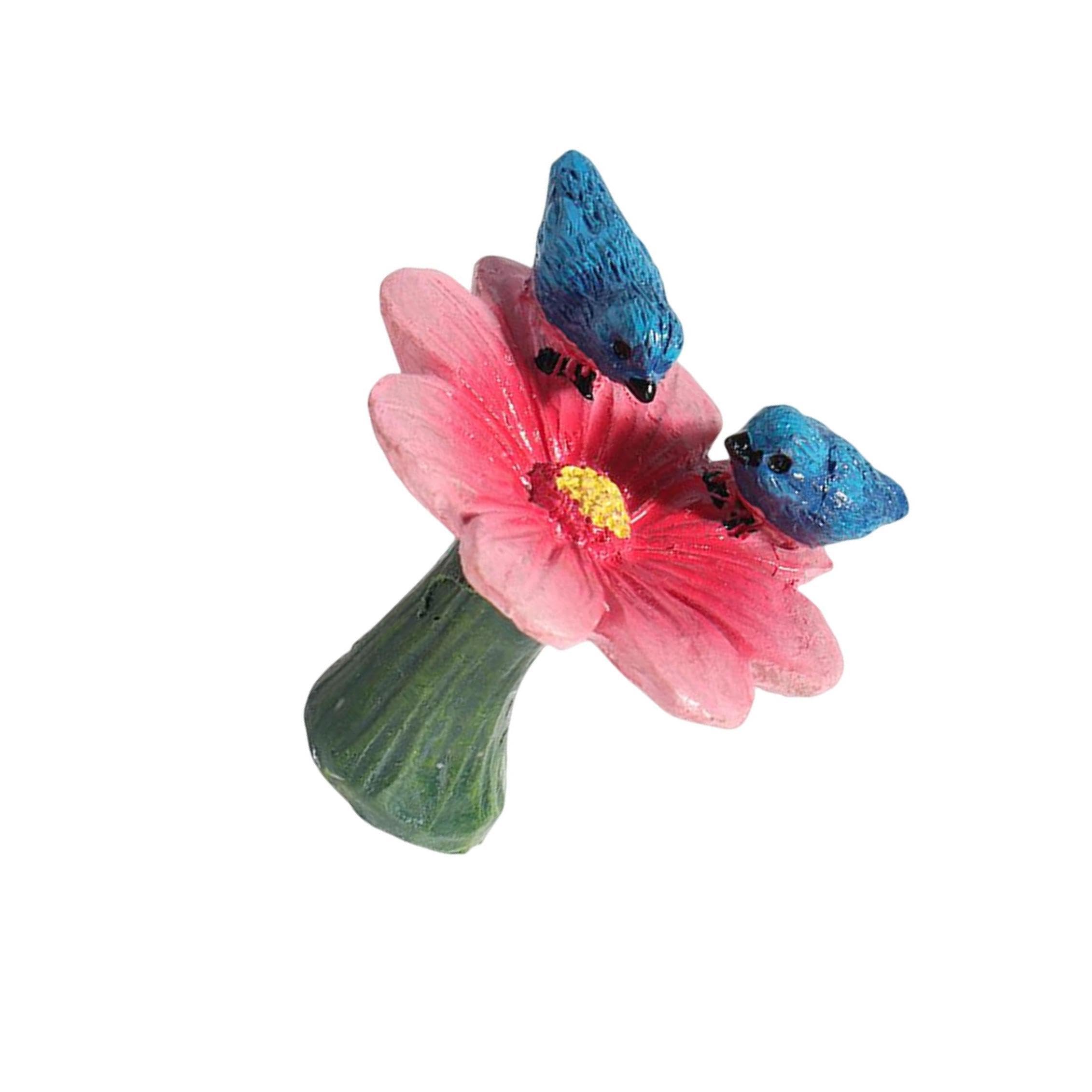 mophrati Fairy Garden Accessories Bright Resin Mini Figurine Set For Bonsai