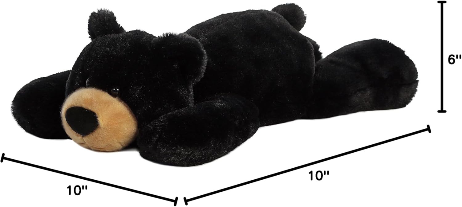Aurora® Snuggly Hugga-Wug Bear™ Stuffed Animal - Comforting Companion - Imaginative Play - Black 20 Inches
